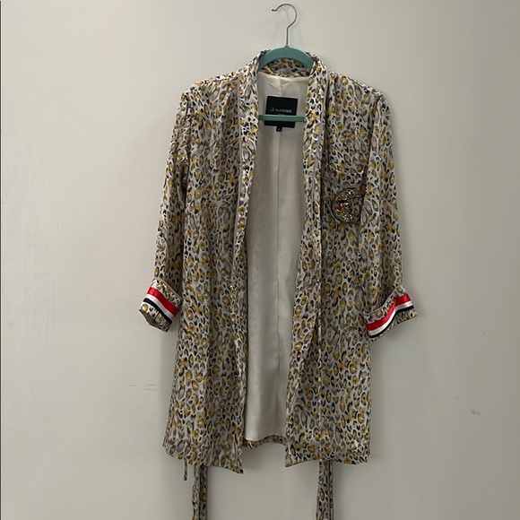 Le Superbe Abstract Cheetah Robe-Dress - Picture 3 of 4